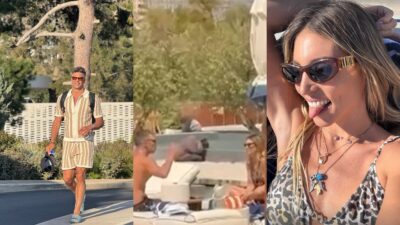 Ο Μπρούνο Τσερέλα και η Αθηνά Οικονομάκου