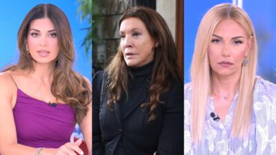 Η Σταματίνα Τσιμτσιλή, η Βάνα Μπάρμπα και η Τίνα Μεσσαροπούλου