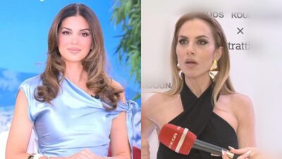 Η Σταματίνα Τσιμτσιλή και η Ντορέττα Παπαδημητρίου