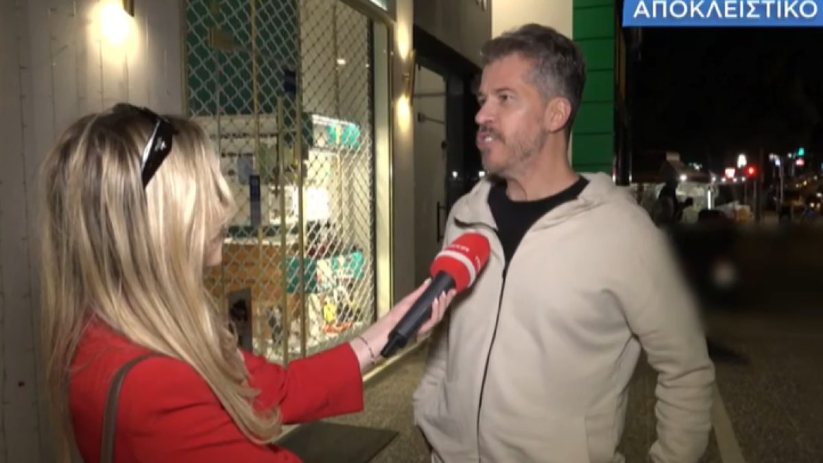 Ο Χάρης Βαρθακούρης στην κάμερα του Buongiorno