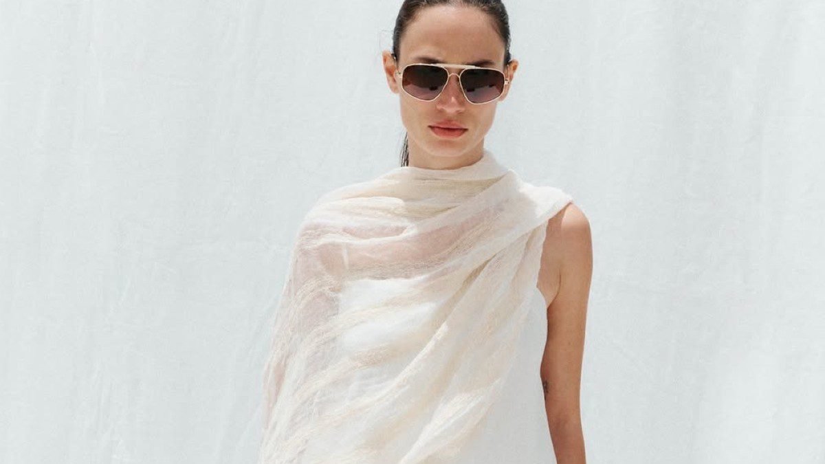 Zara top σε λευκό χρώμα