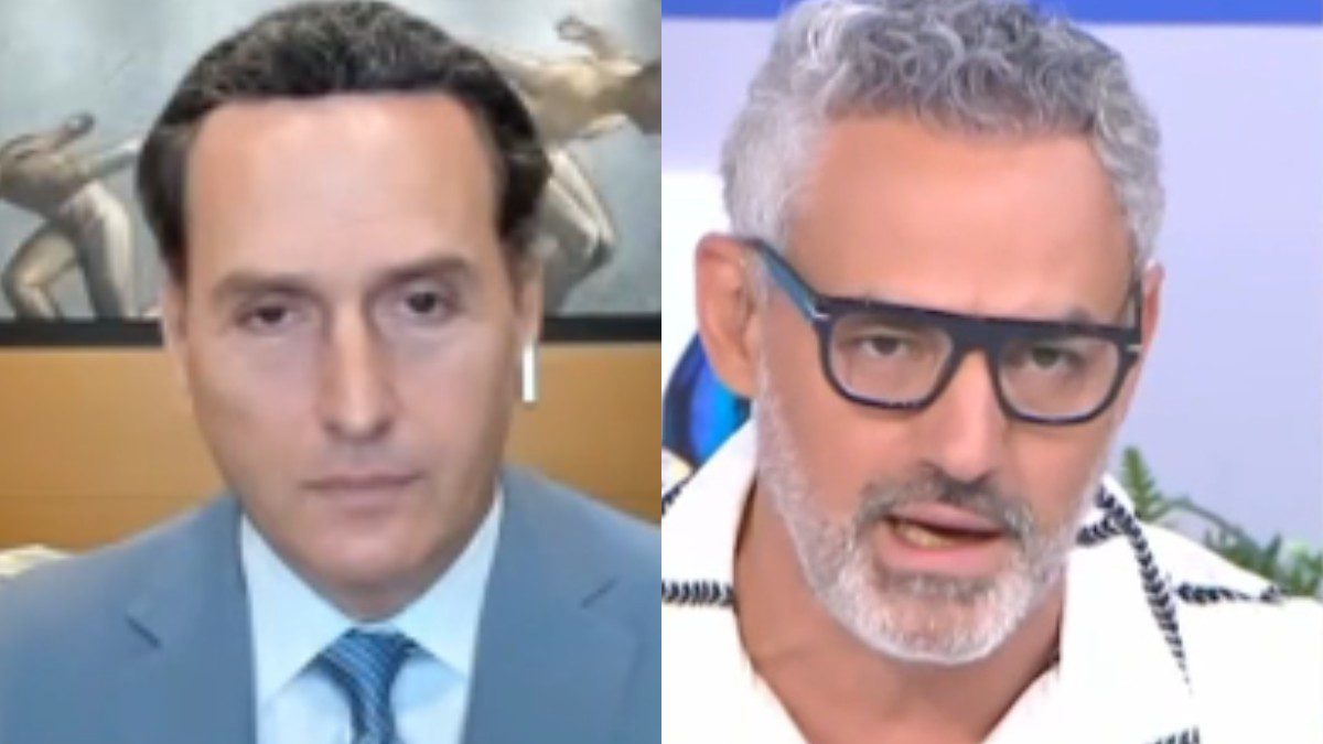 Ο Μιχάλης Δημητρακόπουλος και ο Νίκος Συρίγος