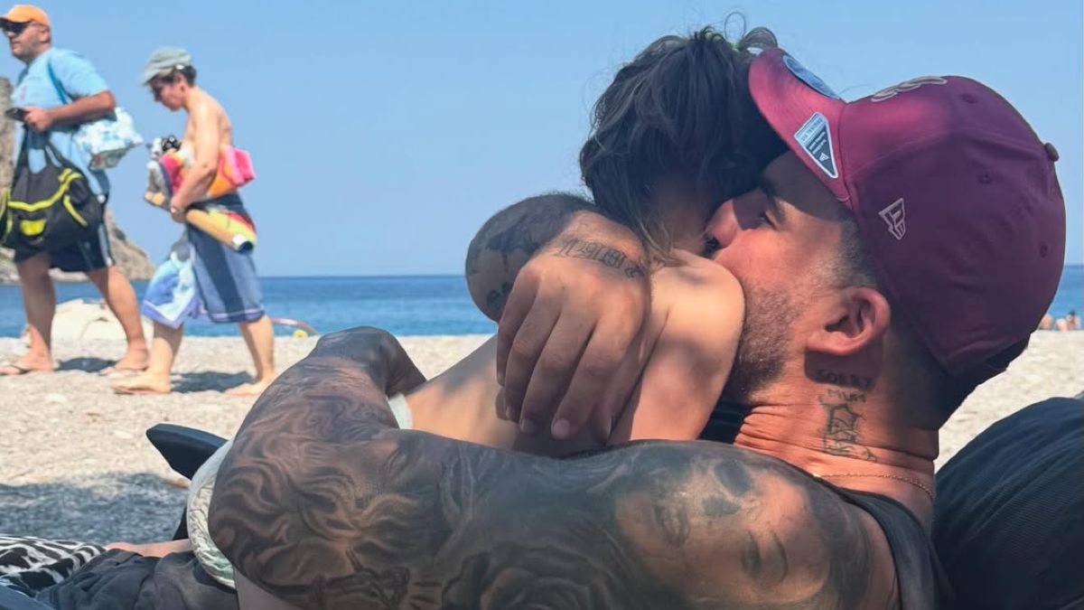 Ο Δημήτρης Αλεξάνδου με τον γιο του, Πάρη