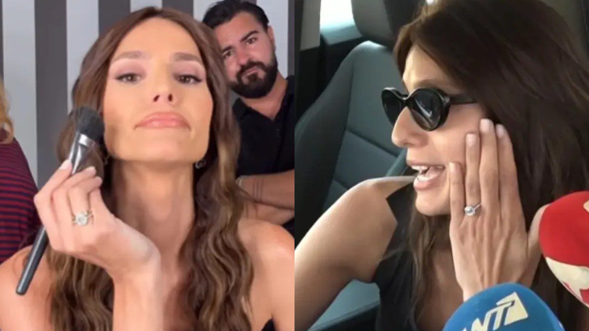 Η Ηλιάνα Παπαγεωργίου με το μονόπετρό της