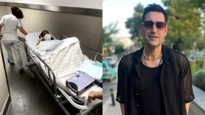 Ο Ηλίας Γκρέκος με την κόρη του