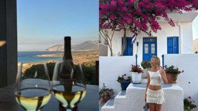 Η Γαρυφαλλιά Καληφώνη και ο Χρήστος Μάστορας στα Κουφονήσια