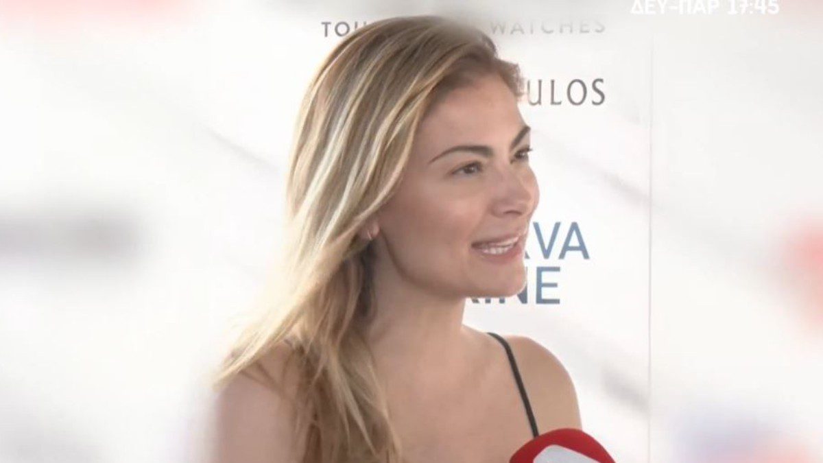 Η Δέσποινα Καμπούρη στην κάμερα του Happy Day