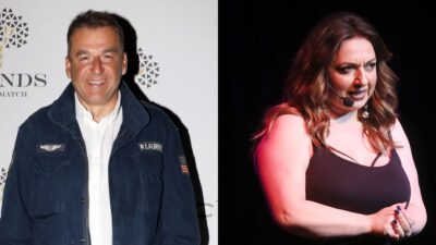 Ο Γιώργος Λιάγκας και η Σοφία Μουτίδου