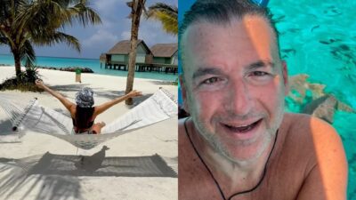 Ο Γιώργος Λιάγκας και η Μαρία Αντωνά στο Μπαλί