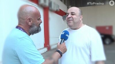 Ο Μάρκος Σεφερλής στην κάμερα του Πρωινού