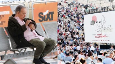 Ο Ανδρέας Μικρούτσικος και ο κόσμος στη συναυλία για τον Μίκη Θεοδωράκη