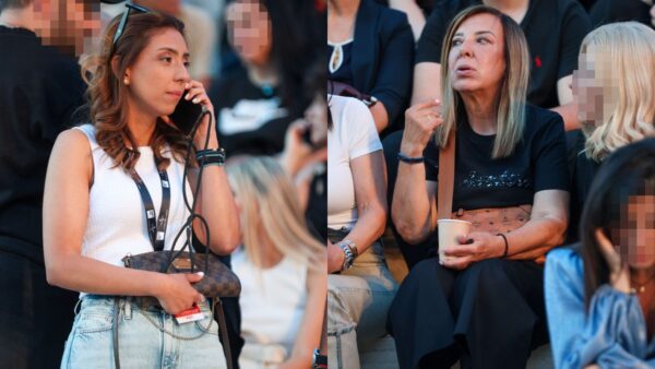 Η σύζυγος και η κόρη του Βασίλη Καρρά