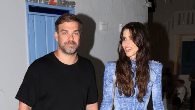 Ο Γιώργος Σαμπάνης και η Ιωάννα Σαρρή