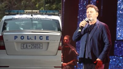 Ο Στάθης Αγγελόπουλος στο περιπολικό και στα μπουζούκια