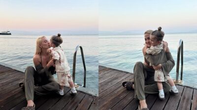 Η Ιωάννα Τούνη με τον γιο της, Πάρη