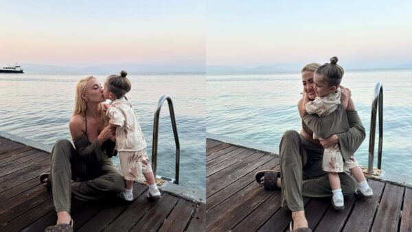 Η Ιωάννα Τούνη με τον γιο της, Πάρη