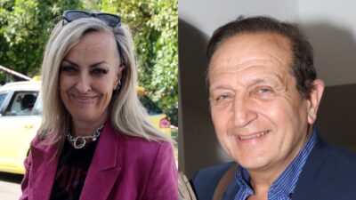 Η Τζώρτζια και ο Σπύρος Μπιμπίλας