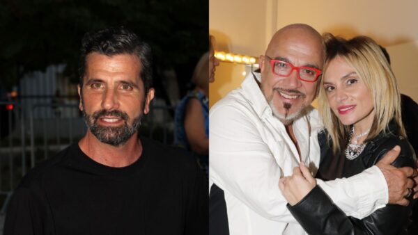 Βισκαδουράκης (Αριστερά) Ζουγανέλη με τον πατέρα της (δεξιά)