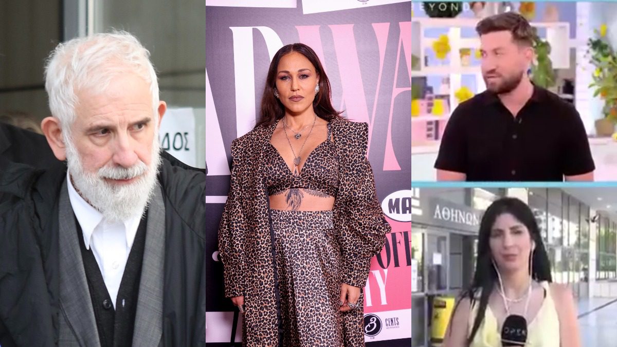 Ο Πέτρος Φιλιππίδης, η Πηνελόπη Αναστασοπούλου και δημοσιογράφοι του Καλοκαιρινό Ραντεβού