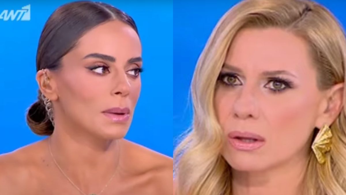 Η Μαρία Αντωνά και η Κατερίνα Καραβάτου στο Καλοκαίρι παρέα