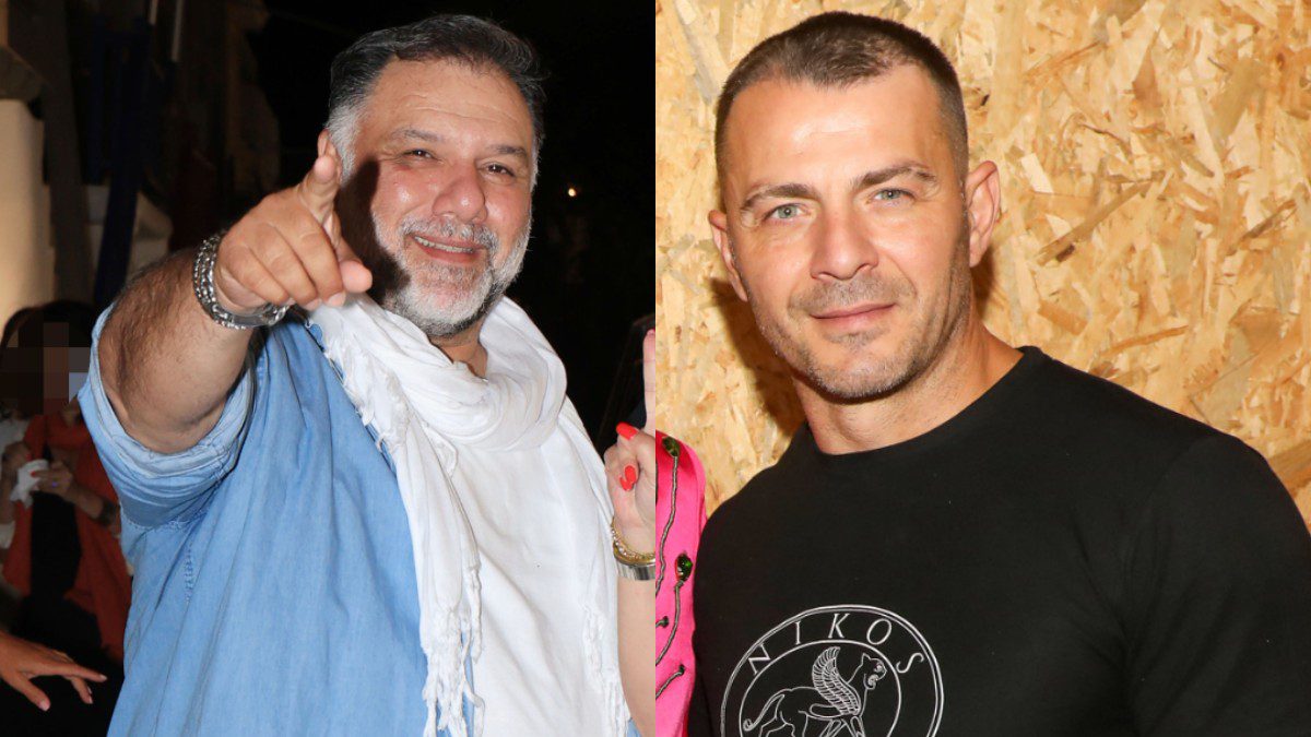 Ο Γρηγόρης Αρναούτογλου και ο Γιώργος Αγγελόπουλος