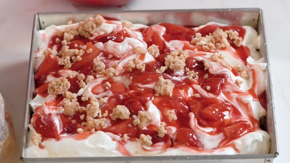 To cheesecake φράουλα