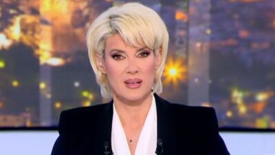 Η Εύη Φραγκάκη στο πλατό του Action 24