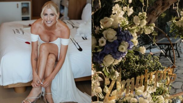 Φωτογραφία από το γάμο της Ευρυδίκης Παπαδοπούλου