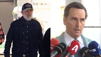 Ο Πέτρος Φιλιππίδης και ο Μιχάλης Δημητρακόπουλος