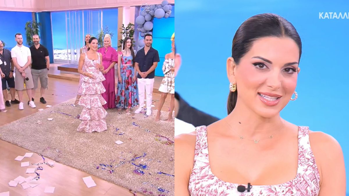 Η Σταματίνα Τσιμτσιλή στο τέλος του Happy Day