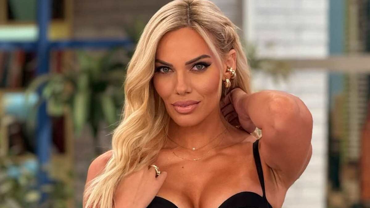 Η Ιωάννα Μαλέσκου στο πλατό