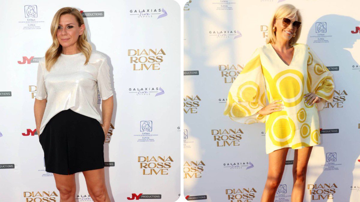 Κατερίνα Καραβάτου και Σάσα Σταμάτη σε έξοδό τους