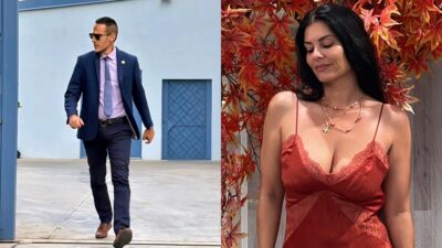 Η Μαρία Κορινθίου με τον επιχειρηματία