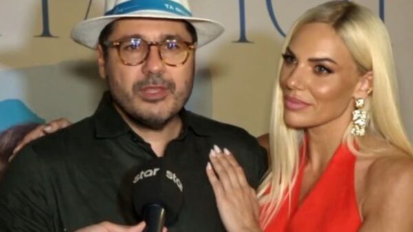 Ο Λάμπρος Κωνσταντάρας και η Ιωάννα Μαλέσκου