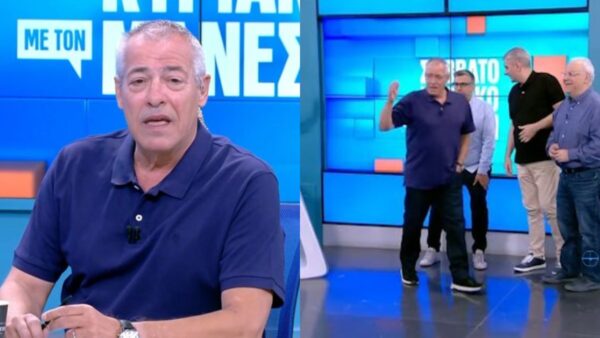 Ο Νίκος Μάνεσης στην τελευταία του εκπομπή