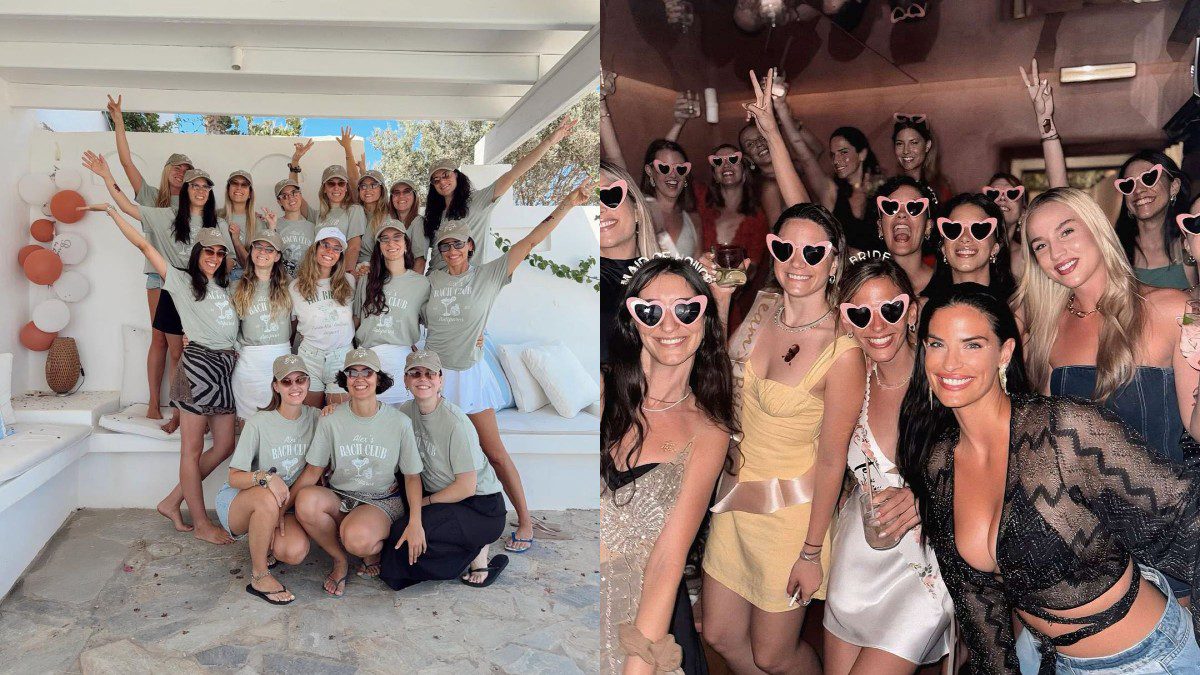 Η Χριστίνα Μπόμπα στο bachelorette φίλης της