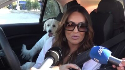 Η Ναταλία Γερμανού στην κάμερα