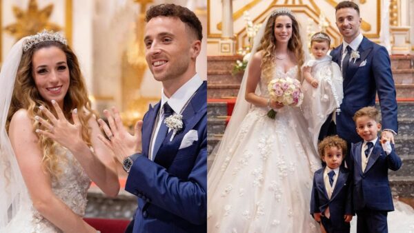 Φωτογραφίες από τον γάμο του Ντιόγκο Ζότα με την γυναίκα και τα παιδιά του