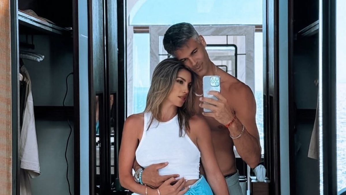 Η Αθηνά Οικονομάκου και ο Μπρούνο Τσερέλα αγκαλιά