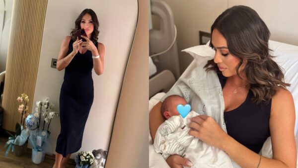 Η Δώρα Παντέλη με τον γιο της