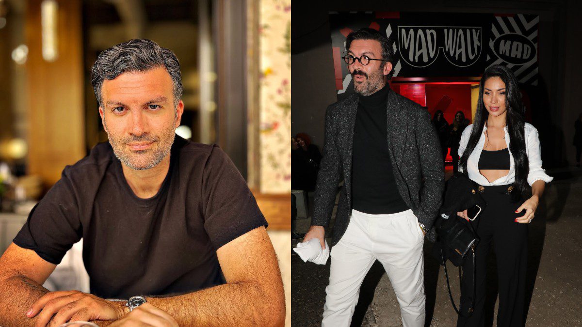 Ο Γιώργος Παπακώστας με τη σύντροφό του, Φωτεινή