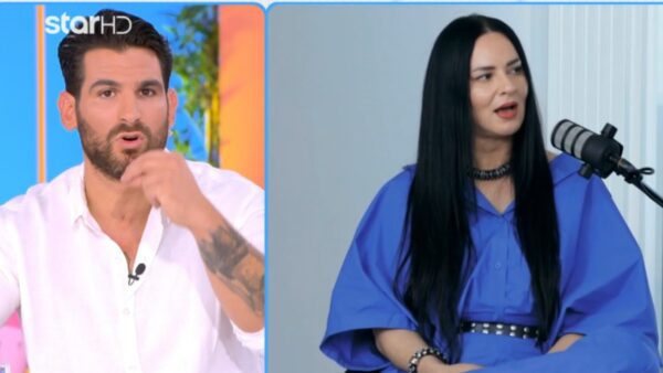 Ο Ετεοκλής Παύλου και η Ζενεβιέβ Μαζαρί