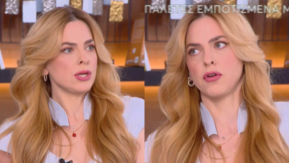 Η Ρένα Μόρφη στο πλατό του Buongiorno