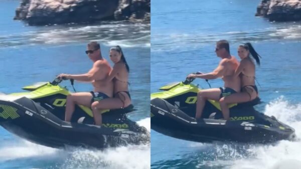 Ο Αντώνης Σροίτερ και η Ιωάννα Μπούκη κάνουν τζετ σκι