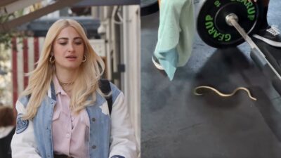 Η Ιωάννα Ρούνη και το φίδι που έπεσε δίπλα της στο γυμναστήριο