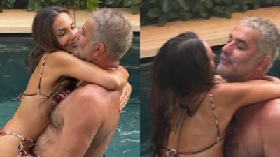 Η Δέσποινα Βανδή με τον Βασίλη Μπισμπίκη