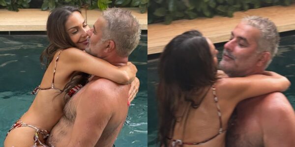 Η Δέσποινα Βανδή με τον Βασίλη Μπισμπίκη