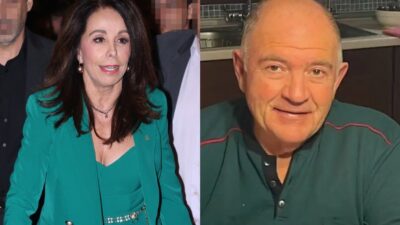 Η Βούλα Πατουλίδου και ο σύζυγός της