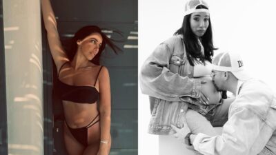 Η Βαλερία Χοψονίδου πριν την εγκυμοσύνη και κατά τη διάρκεια αυτής