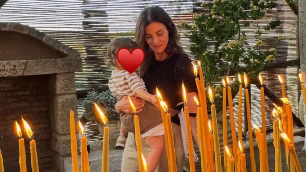 Η Αντιγόνη Κουλουκάκου με το γιο της